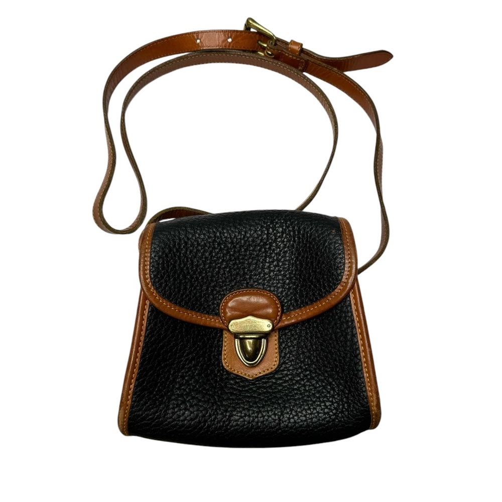 Dooney & Bourke | Vintage Little Lock Bag in Black/Tan